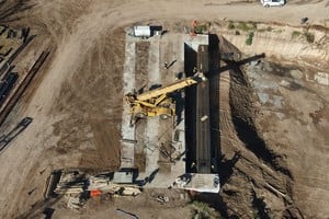 La obra de estabilización de la Cascada del Saladillo alcanza el 70 % de avance