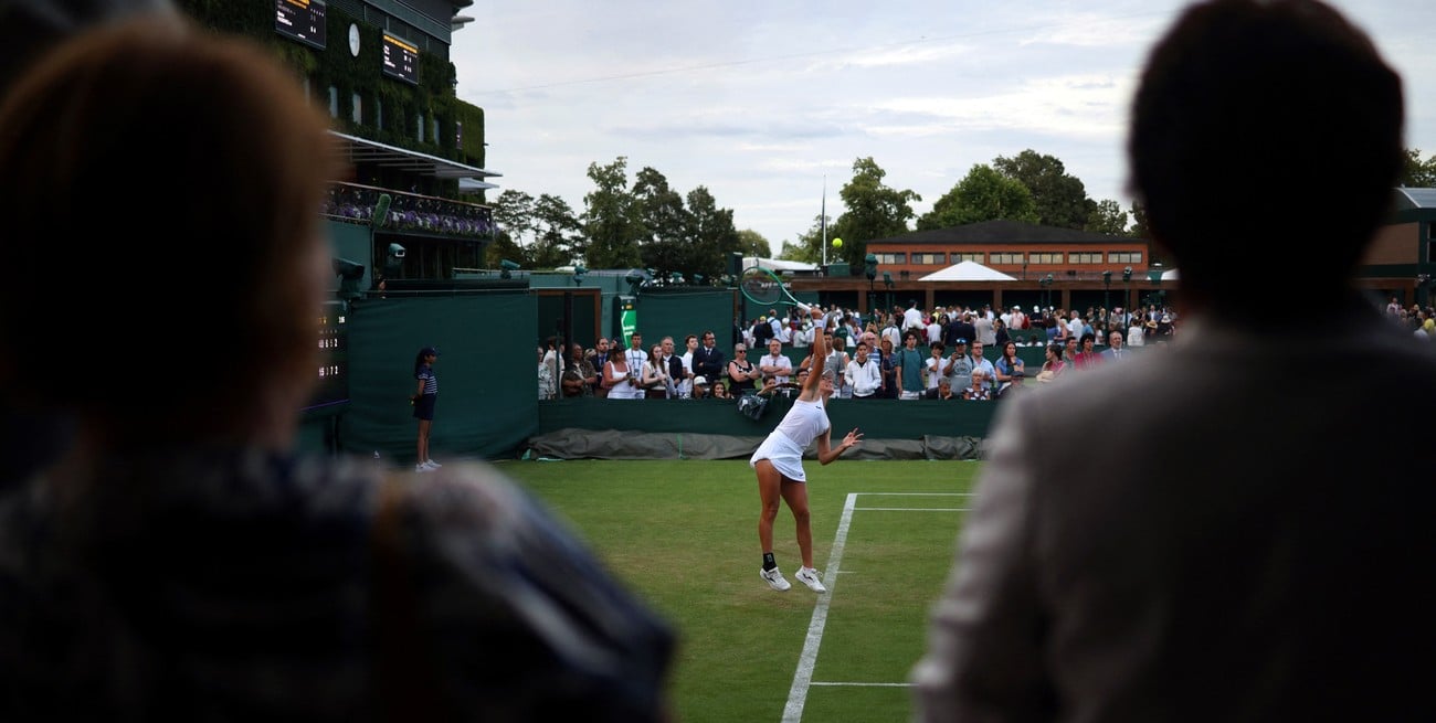Solana Sierra le dio la única alegría a la Argentina en el inicio de Wimbledon