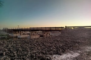 Elisa concretó una obra histórica con la reparación integral del puente sobre la Ruta 10