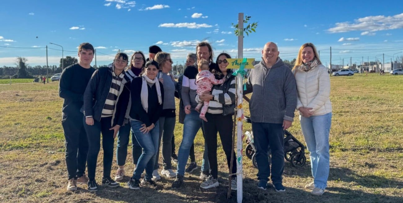 Esperanza: plantaron más de 190 árboles en una nueva edición del programa "Árbol de la Vida"
