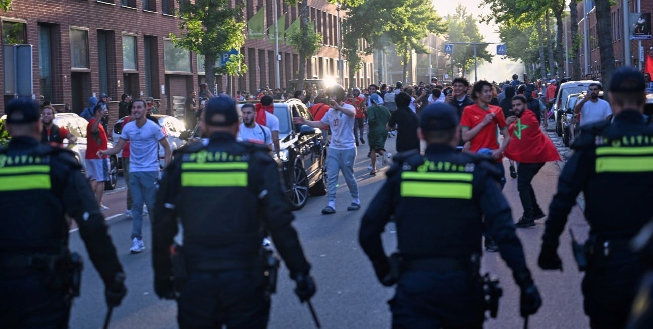 Video: incidentes en Países Bajos tras la eliminación del Mundial a manos de Marruecos