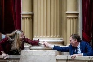Karina Milei y Santilli tendrán gran protagonismo esta semana. Reuters