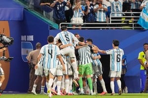 Una Argentina “verde” que no fue un buen cuadro para el gran marco. Foto: Fernando Nicola