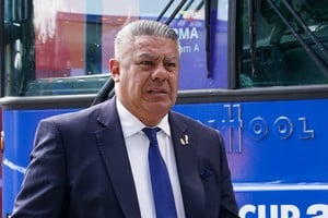 Chiqui Tapia pidió respaldar a la Selección y apuntó contra las "mentiras" tras la final del Mundial. Foto: Fernando Nicola