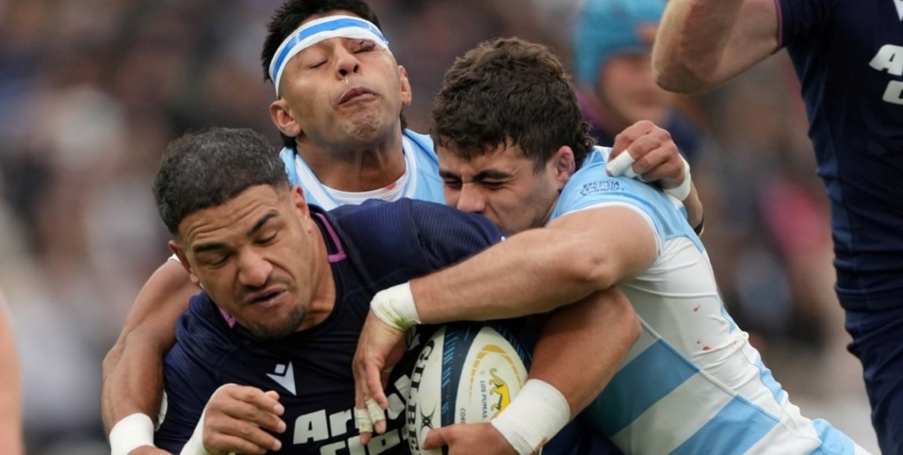 Los Pumas debutaron en el Nations Championship con una derrota ante Escocia