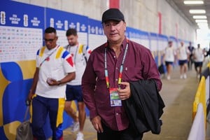 Néstor Lorenzo destacó el rendimiento colectivo de Colombia tras vencer a Ghana. Credito: Reuters/Jay Biggerstaff
