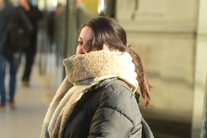 Rosario entre las ciudades más frías del país por la ola polar. Crédito: Guillermo Di Salvatore.