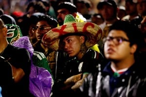 Cuatro heridos tras un tiroteo en Los Ángeles luego de la eliminación de México. Foto: Reuters.