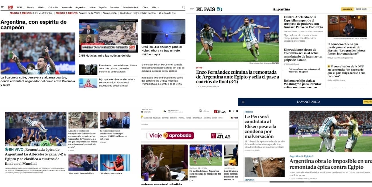 Qué dijeron los medios internacionales del triunfo de Argentina en Atlanta