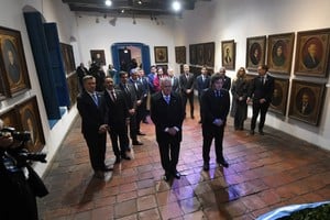 El presidente Milei y su esperada foto junto a los gobernadores. Crédito: Oficina del Presidente