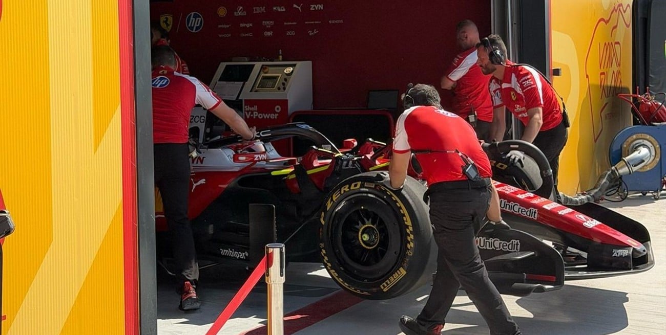 Leclerc y Hamilton inauguraron el Madring con Ferrari