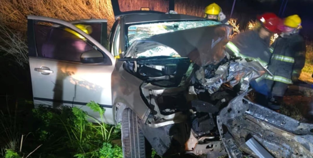 Murió un comisario retirado de la Policía Bonaerense tras un choque frontal en la Ruta 36