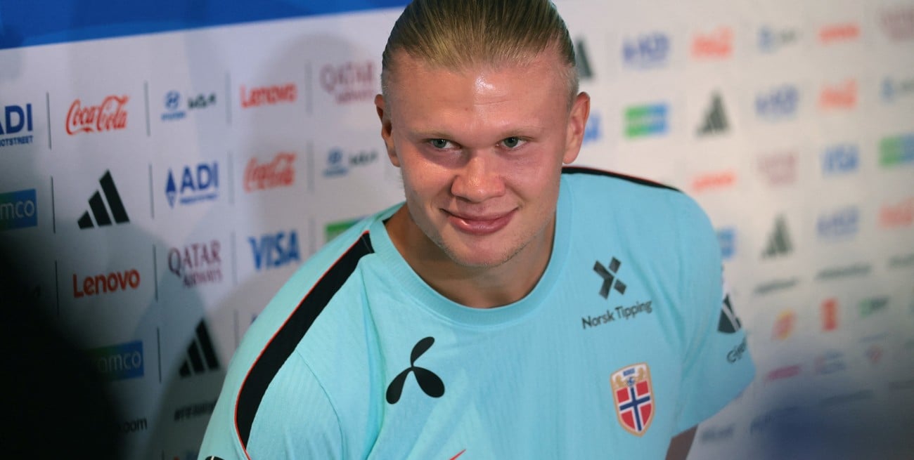 Haaland criticó al árbitro argentino Facundo Tello por el penal de Francia