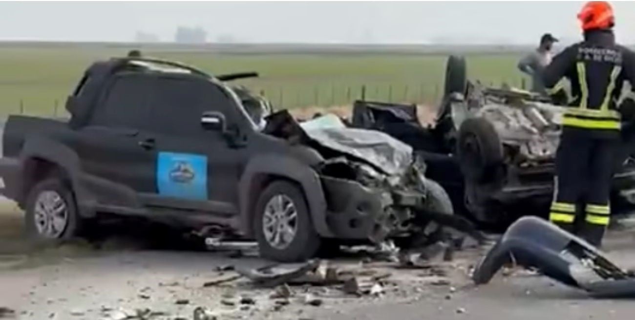 Choque fatal en la Ruta 7: murieron tres personas, entre ellas un nene de 12 años