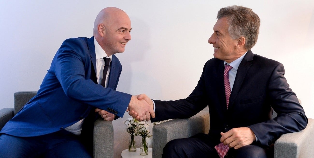 Mauricio Macri anunció una donación de un millón de dólares de la Fundación FIFA para Venezuela