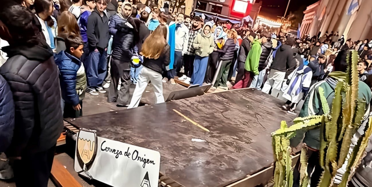 Festejo mundialista al borde de la tragedia: se desplomó la estructura de un bar en Entre Ríos
