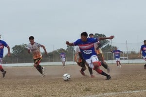 En el predio de la Liga. Santa Fe y Alto Verde. Gentileza:  :Agustín Maradona.