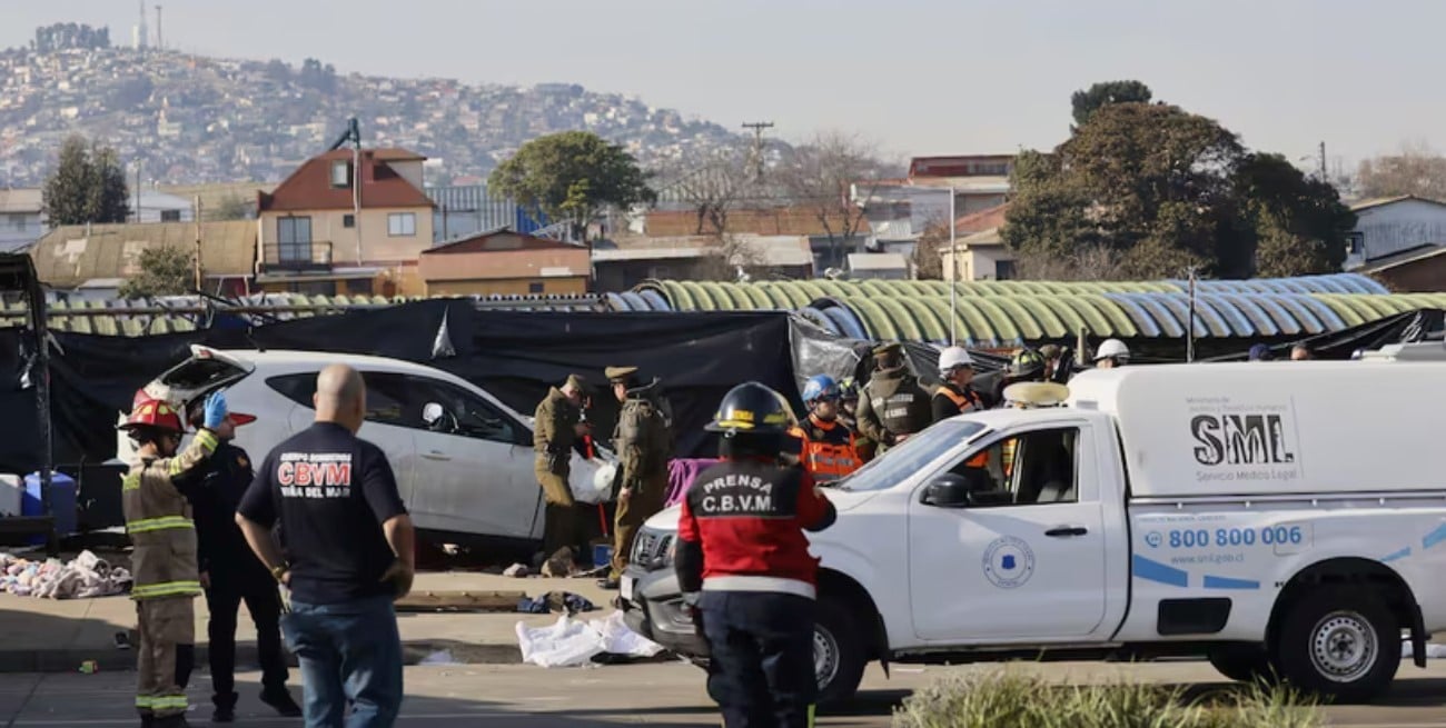 Viña del Mar: un militar atropelló a una multitud y dejó seis muertos