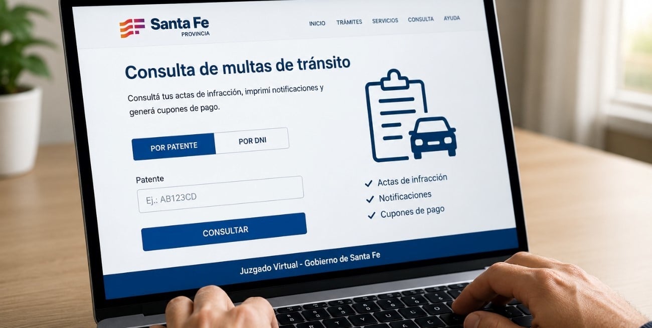 ¿Tenés multas de tránsito? Así podés consultarlas online en Santa Fe