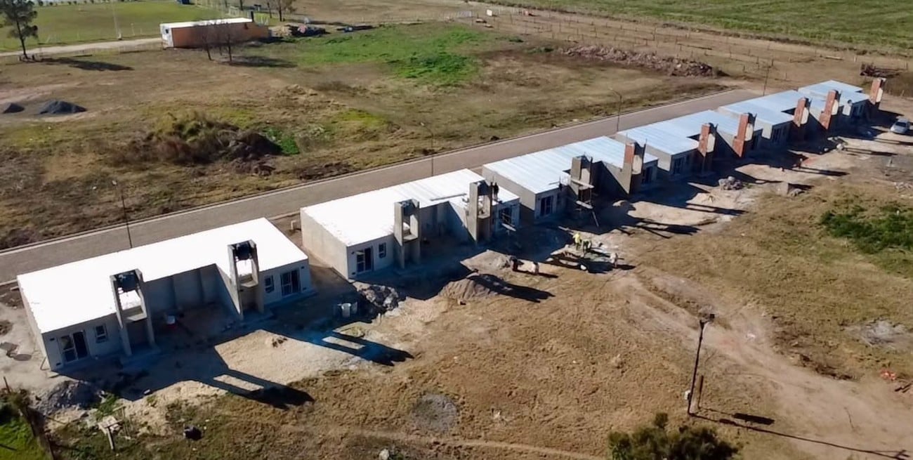 Carlos Pellegrini: avanza la construcción de 12 viviendas y ya está abierta la inscripción para el sorteo