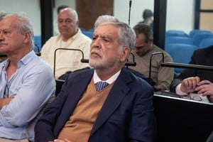 El ex ministro de Planificación, Julio De Vido, en la primera audiencia por el caso Skanska.
Archivo El Litoral