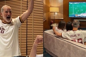 Felipe VI no ocultó su satisfacción tras el pitido final.