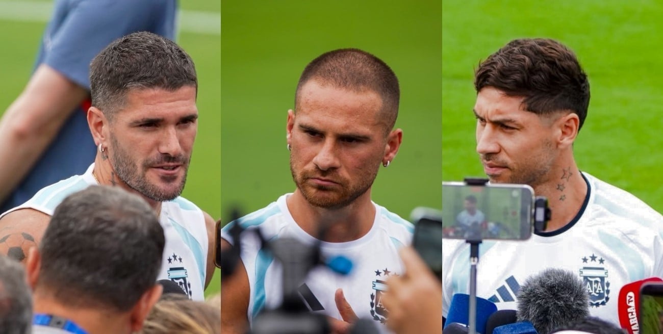 De Paul, Mac Allister y Montiel hablaron de Inglaterra: "Es una semifinal y la vivimos como tal"