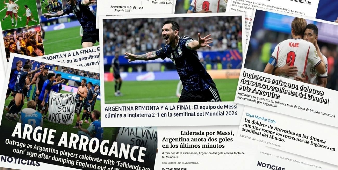 De la épica de Messi a la furia británica por las Malvinas: así reflejó el mundo la clasificación de Argentina a la final