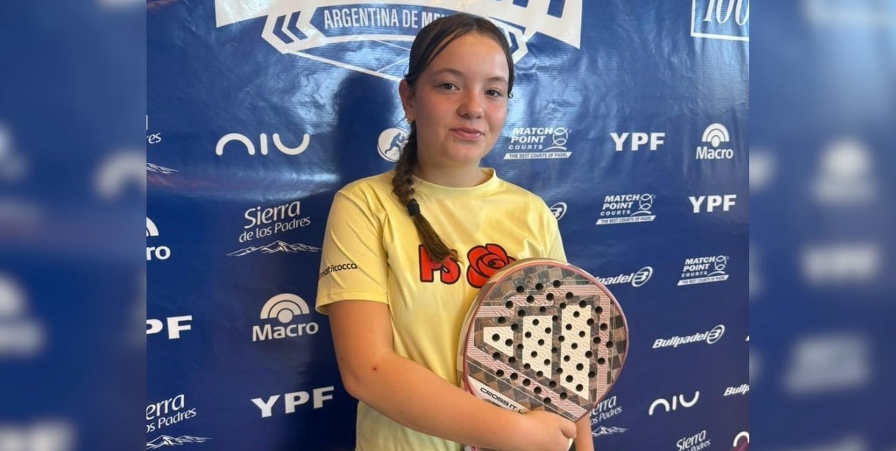 Martina Mailen Cocca, la bicampeona nacional que ya desafía a rivales de mayor edad
