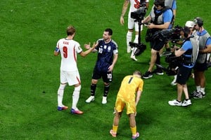 Harry Kane publicó una carta tras la eliminación de Inglaterra ante Argentina. Foto: Reuters