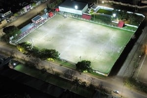 El predio se iluminó por completo. Newell's luce a pleno. Gentileza
