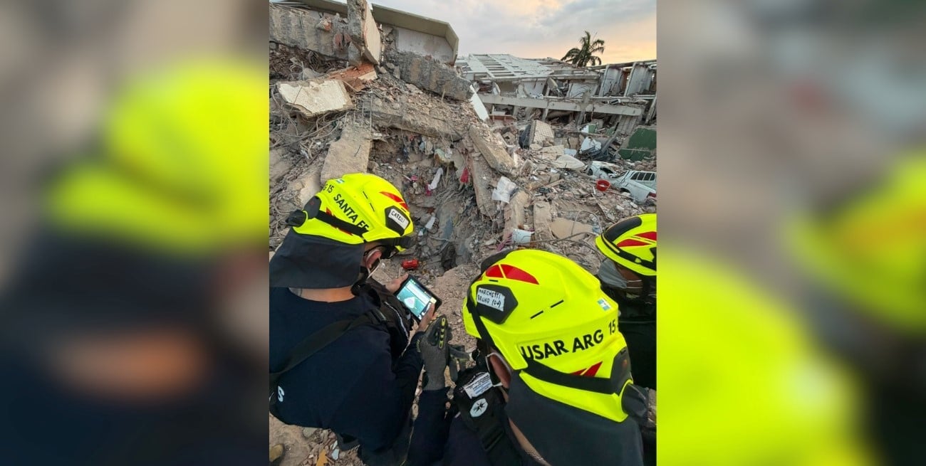 Venezuela: la misión de los bomberos de Venado Tuerto en el epicentro del desastre