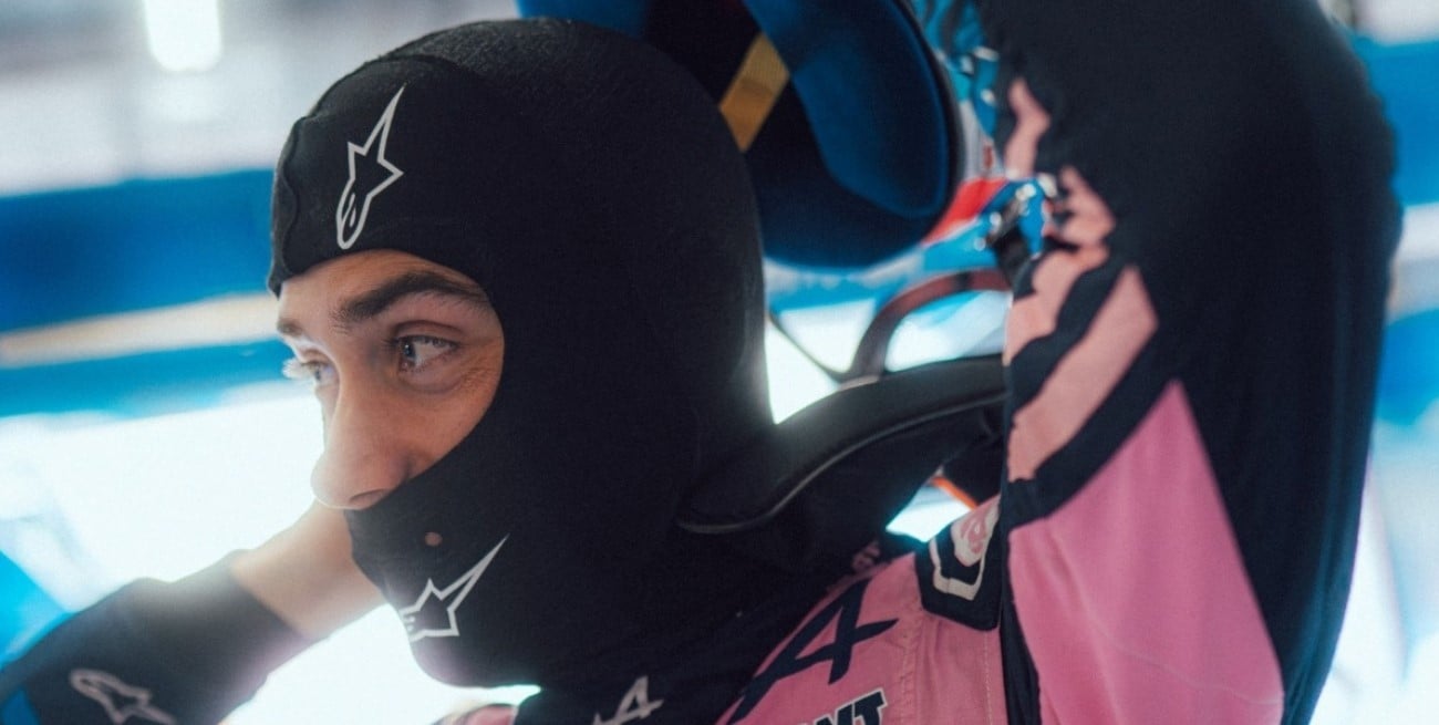 Colapinto, ilusionado tras un sólido viernes en Spa: “Estoy más feliz que en carreras anteriores”