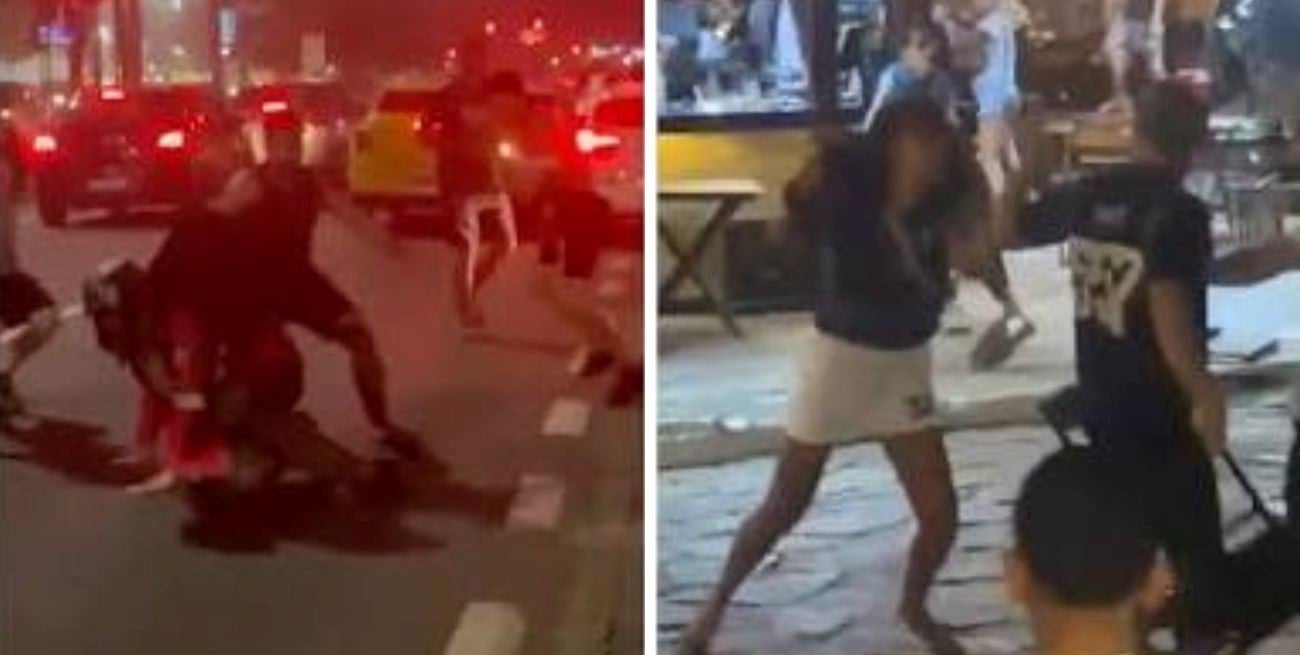 Batalla campal entre argentinos y brasileños tras la final del Mundial
