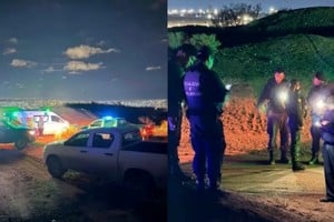 El explosivo detonó de manera imprevista en la cara de quienes lo sostenían.