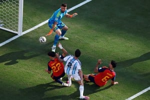 El gol en contra que no fue. Foto: Reuters