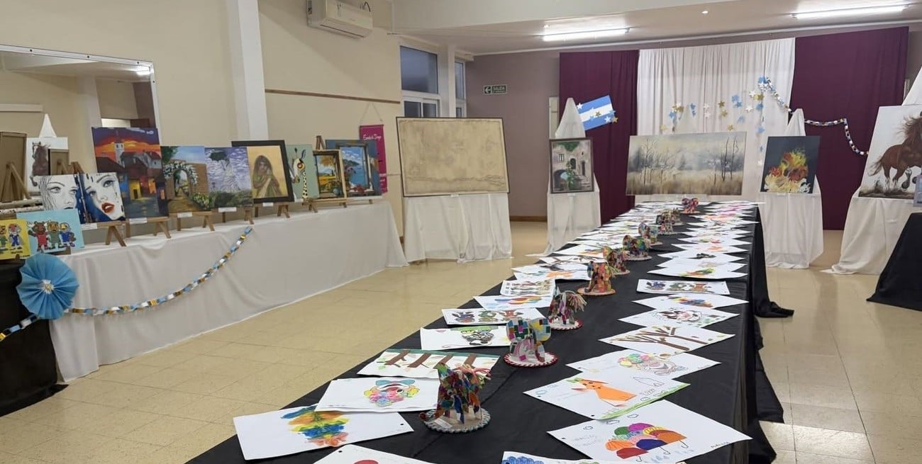 Las muestras culturales fueron protagonistas de las Fiestas Patronales de Sarmiento