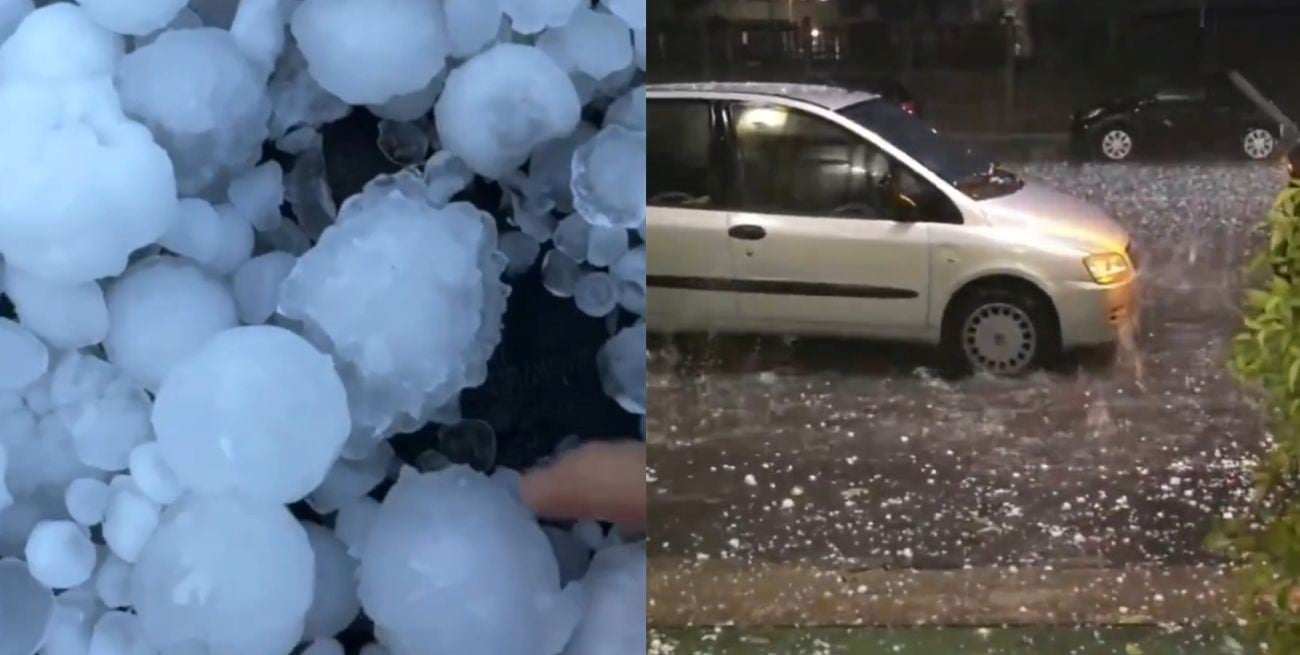 Mega granizadas en Italia: el aterrador fenómeno del verano que destroza ciudades y cultivos