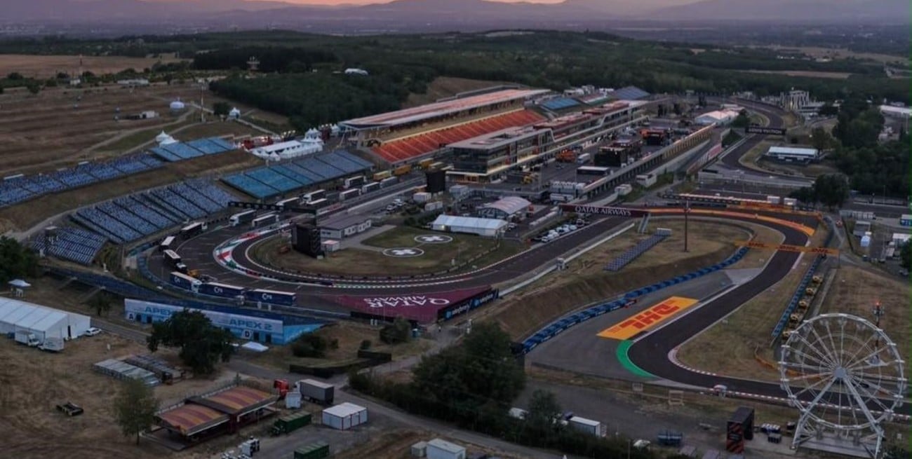 Calor extremo y una amenaza de lluvia para el Gran Premio de Hungría