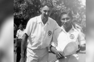 "Cartucho" Corthey y Rufino Ramírez, una dupla histórica para el tenis criollo santafesino. Se cansaron de ganar torneos. Los dos se fueron en poco tiempo.