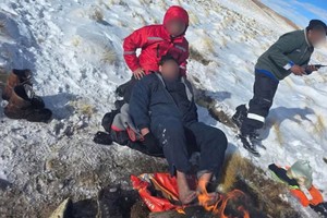 Cuatro trabajadores mineros fueron rescatados con vida