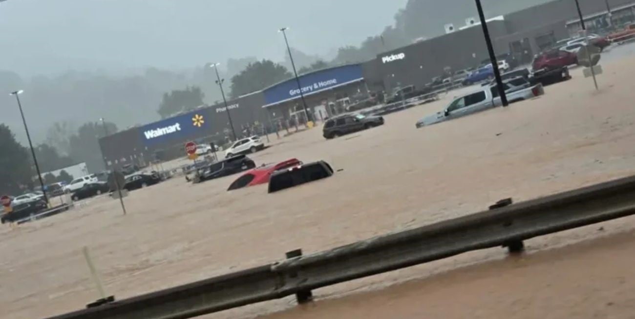 Violento temporal: inundaciones históricas y alerta por tornados en Virginia Occidental