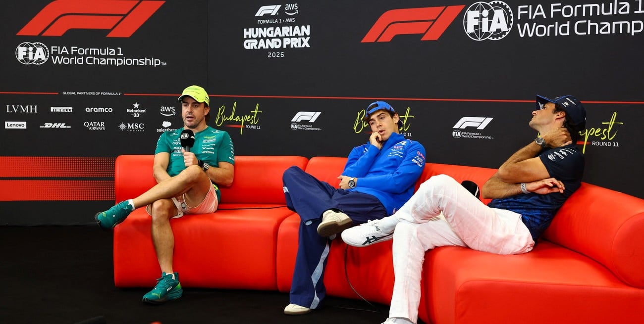 Tres futuros bajo la lupa: qué dijeron Alonso, Sainz y Colapinto en Hungría