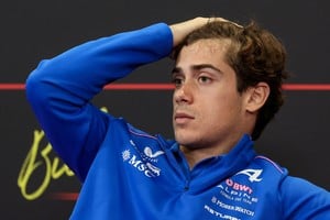 Colapinto perdió el control del Alpine en la última curva y terminó contra las barreras del Hungaroring. Foto.Reuters 