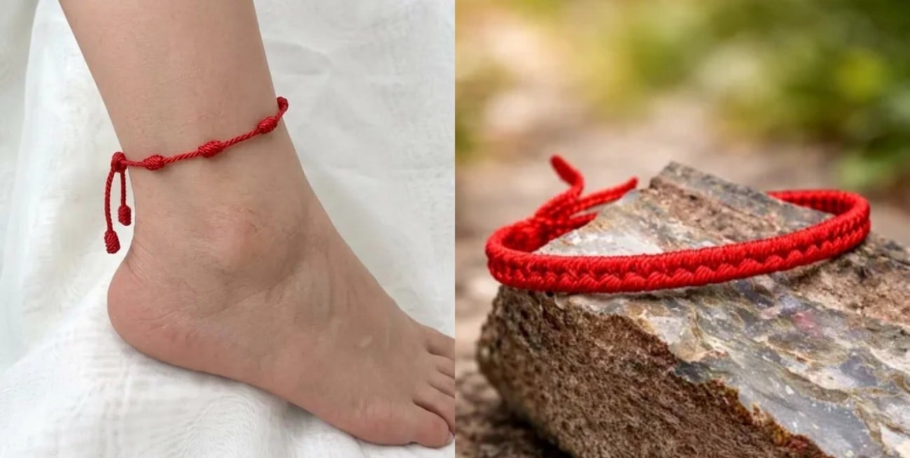 Por qué recomiendan usar una cinta roja en el tobillo, según las creencias populares