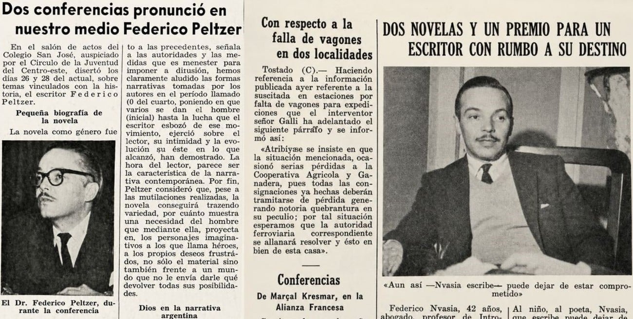 Federico Peltzer en Santa Fe: el escritor que habló de Borges, Dios y el futuro de la novela