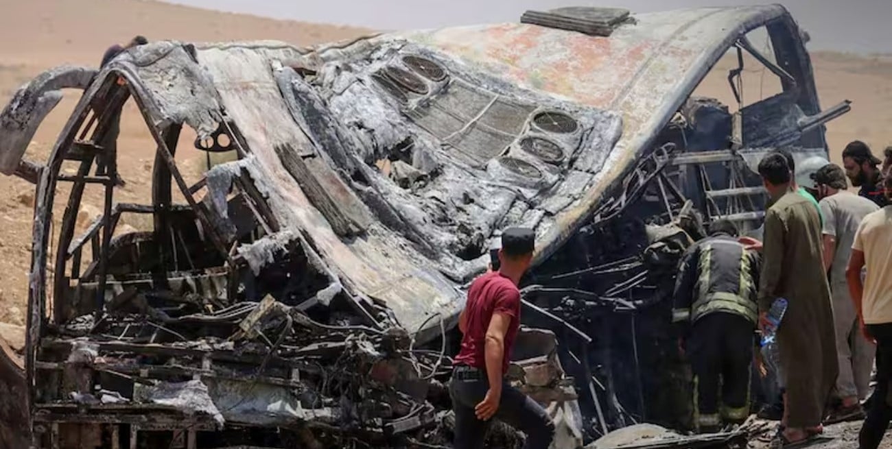 Choque de dos ómnibus en Siria: al menos 35 muertos y 30 heridos