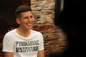 Mariano Gómez, el lungo esperancino que jugó en Unión y hace varios años que se desempeña en clubes europeos.