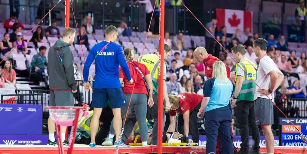 Juegos de la Commonwealth: un gimnasta inglés sufrió una caída y debió ser hospitalizado