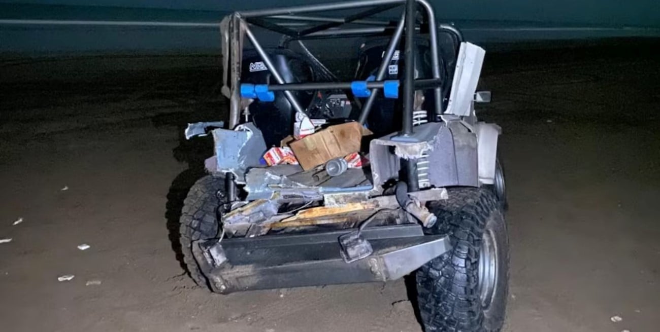 Necochea: un hombre murió tras perder el control de un vehículo y volcar en la arena